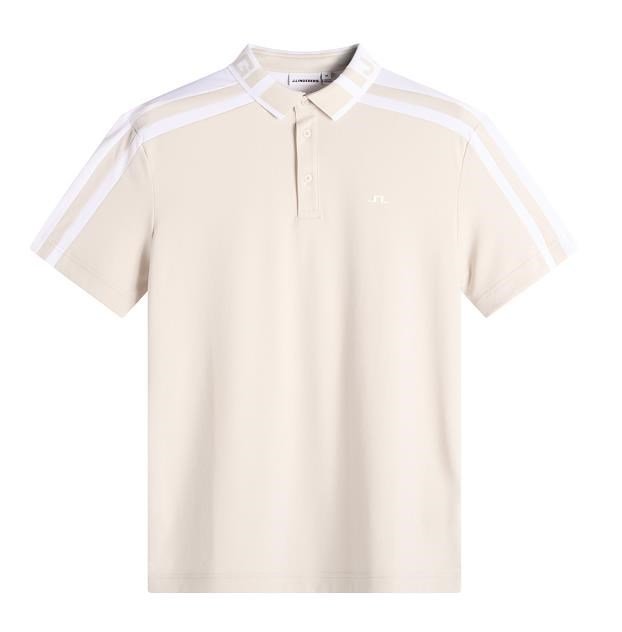 J.Lindeberg Bozak polo de hombre, moonbeam