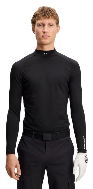 J.Lindeberg Ello Brushed top de hombre, negro