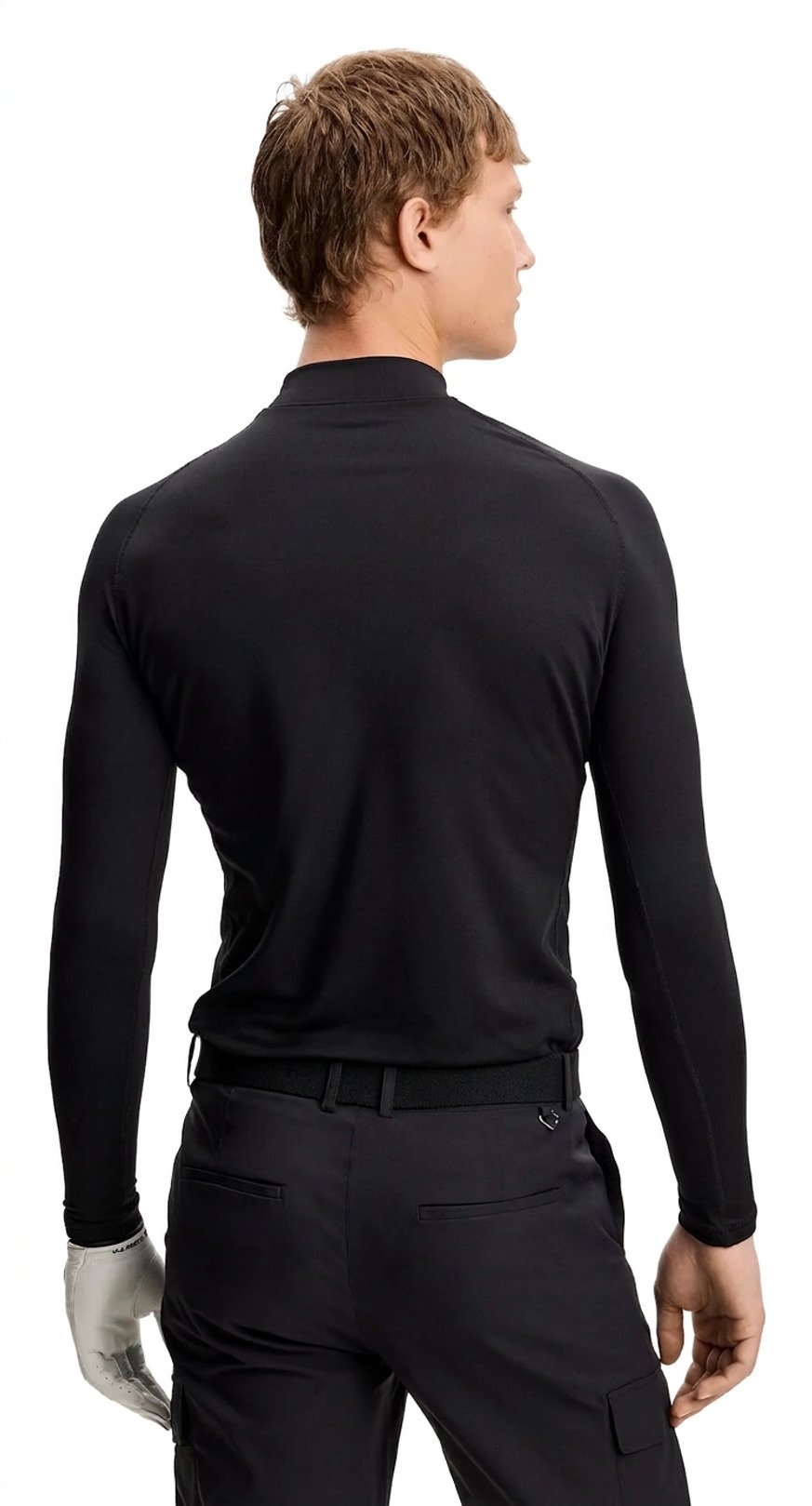 J.Lindeberg Ello Brushed top de hombre, negro
