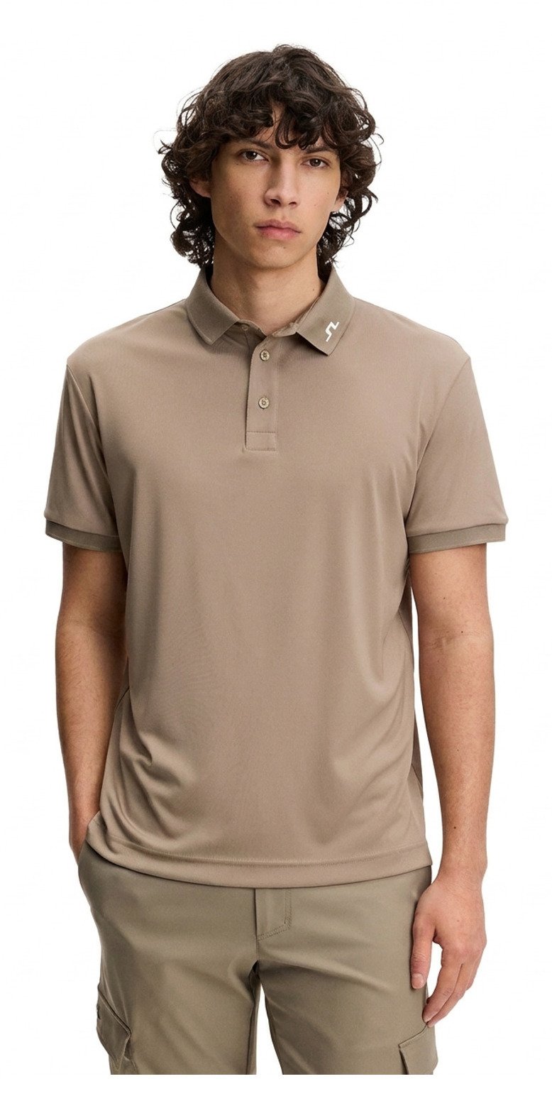 J.Lindeberg KV polo de hombre, brindle