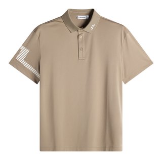 J.Lindeberg Heath polo de hombre, brindle