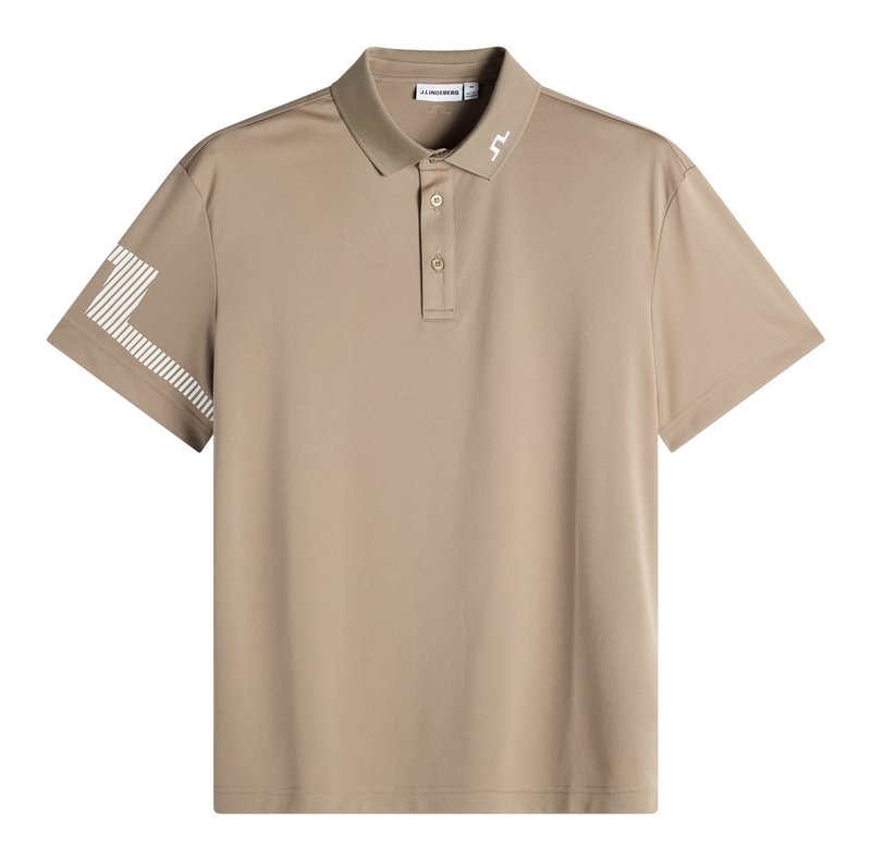 J.Lindeberg Heath polo de hombre, brindle