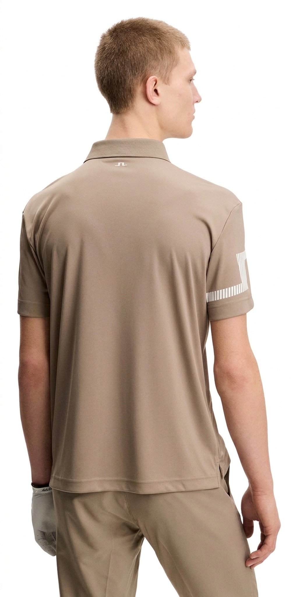 J.Lindeberg Heath polo de hombre, brindle