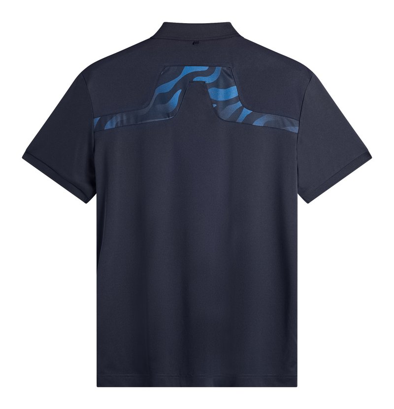 J.Lindeberg KV Print polo de hombre, JLNavy