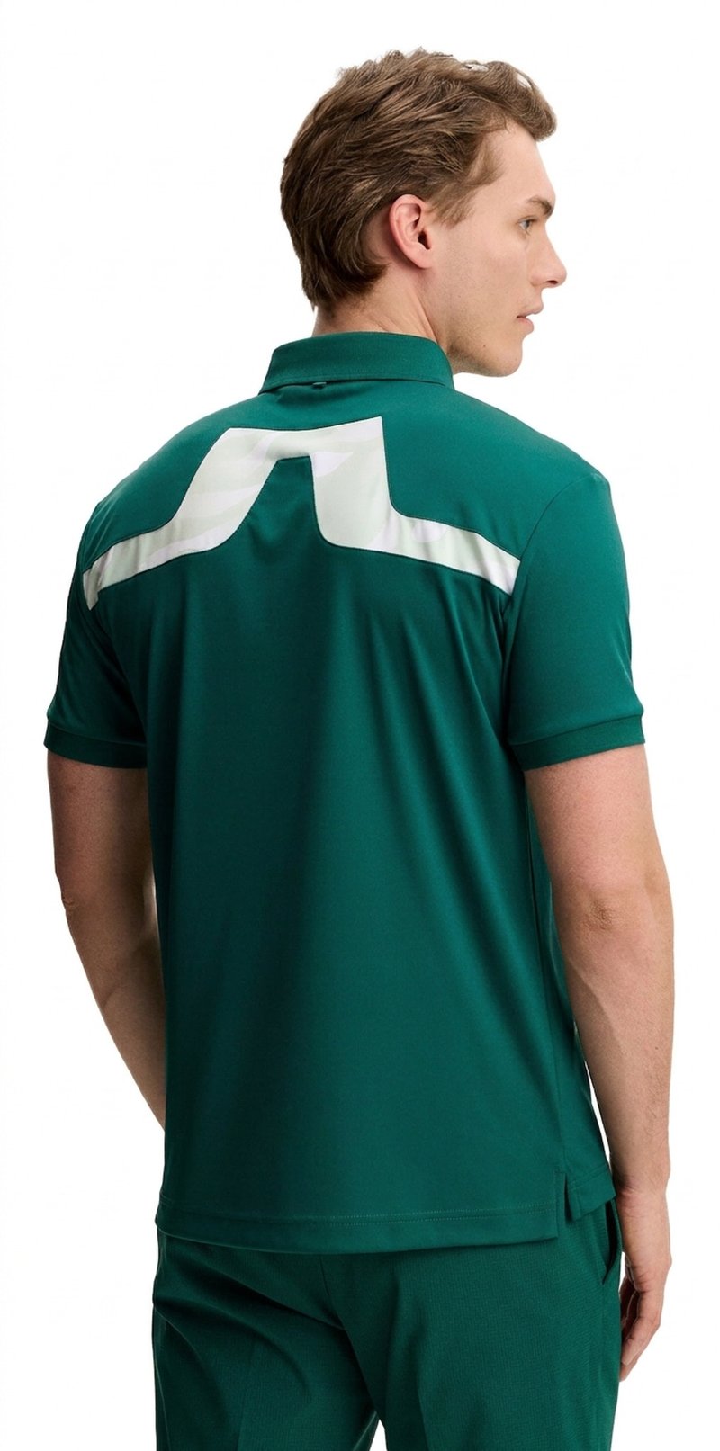 J.Lindeberg KV Print polo de hombre, forest biome