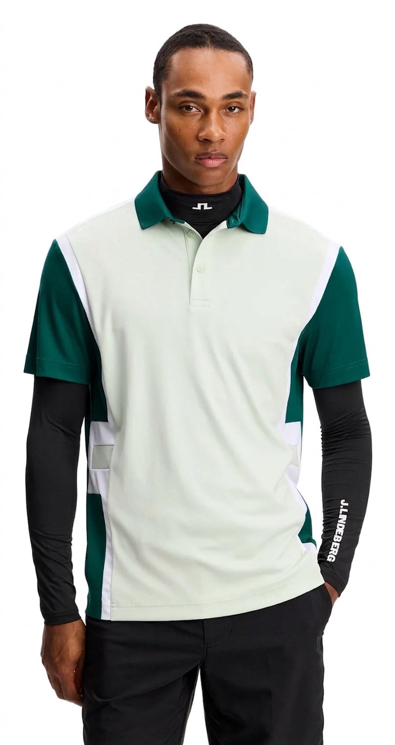 J.Lindeberg Finn polo de hombre, forest biome