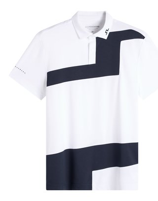 J.Lindeberg Sidd polo de hombre, blanco