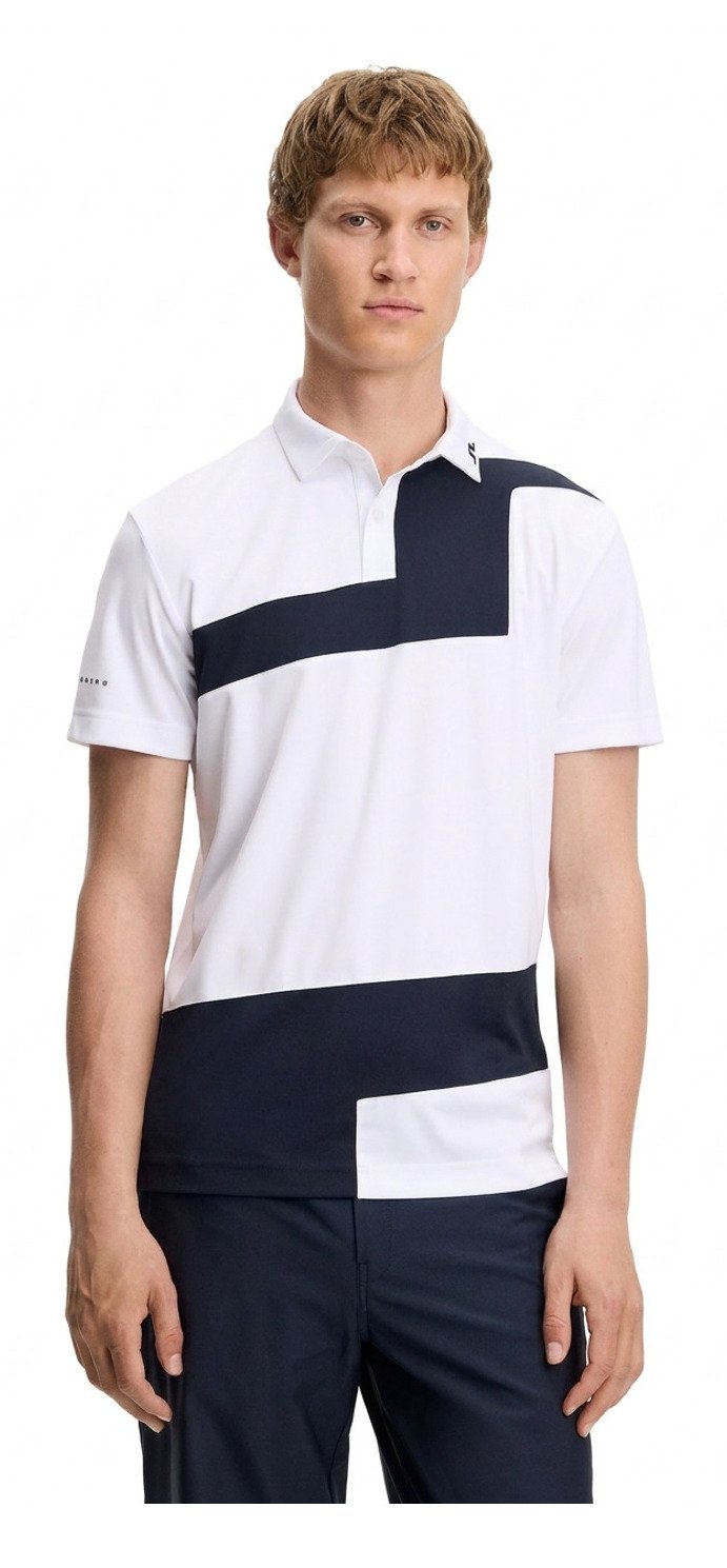 J.Lindeberg Sidd polo de hombre, blanco