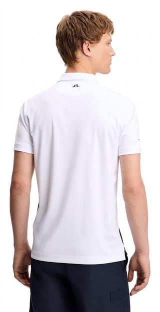 J.Lindeberg Sidd polo de hombre, blanco