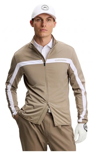 J.Lindeberg Jarvis Mid capa de hombre, brindle
