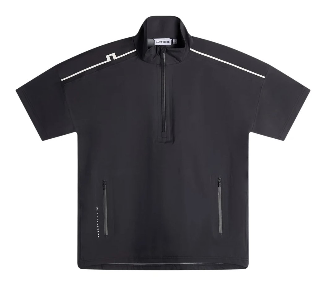 J.Lindeberg Shay Rain camisa de hombre, negra