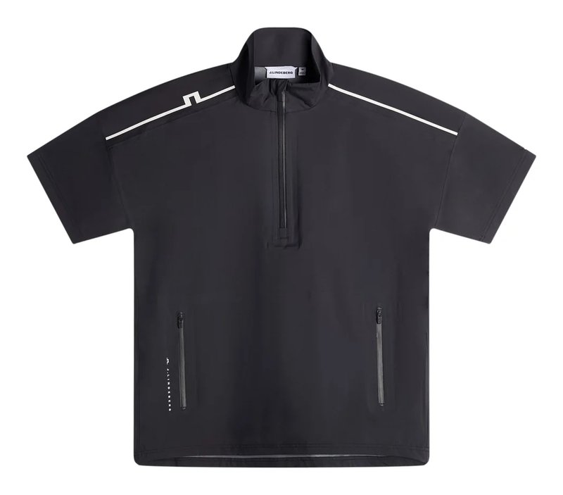 J.Lindeberg Shay Rain camisa de hombre, negra