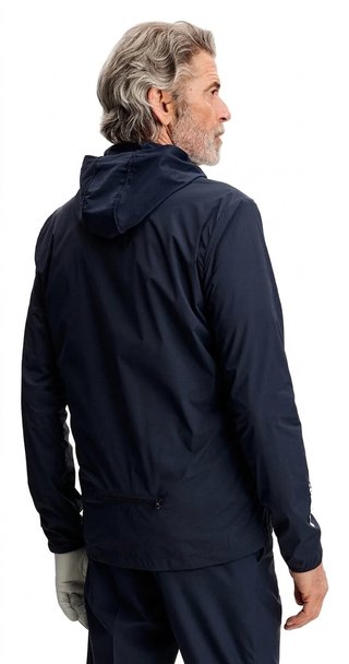 J.Lindeberg Tour Tech Packable chaqueta de hombre, JLNavy