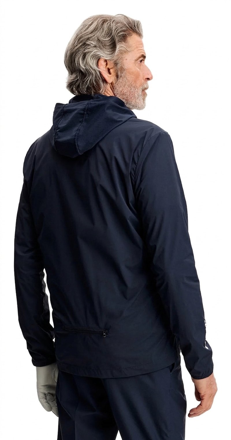J.Lindeberg Tour Tech Packable chaqueta de hombre, JLNavy