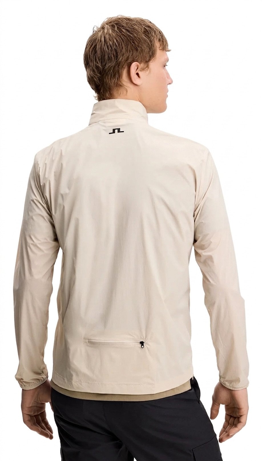 J.Lindeberg Tour Tech Packable chaqueta de hombre, moonbeam