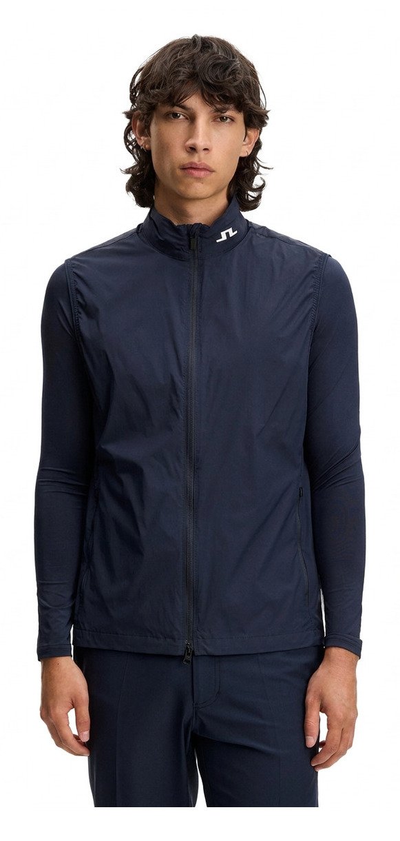 J.Lindeberg Tour Tech Packable chaleco de hombre, JLNavy