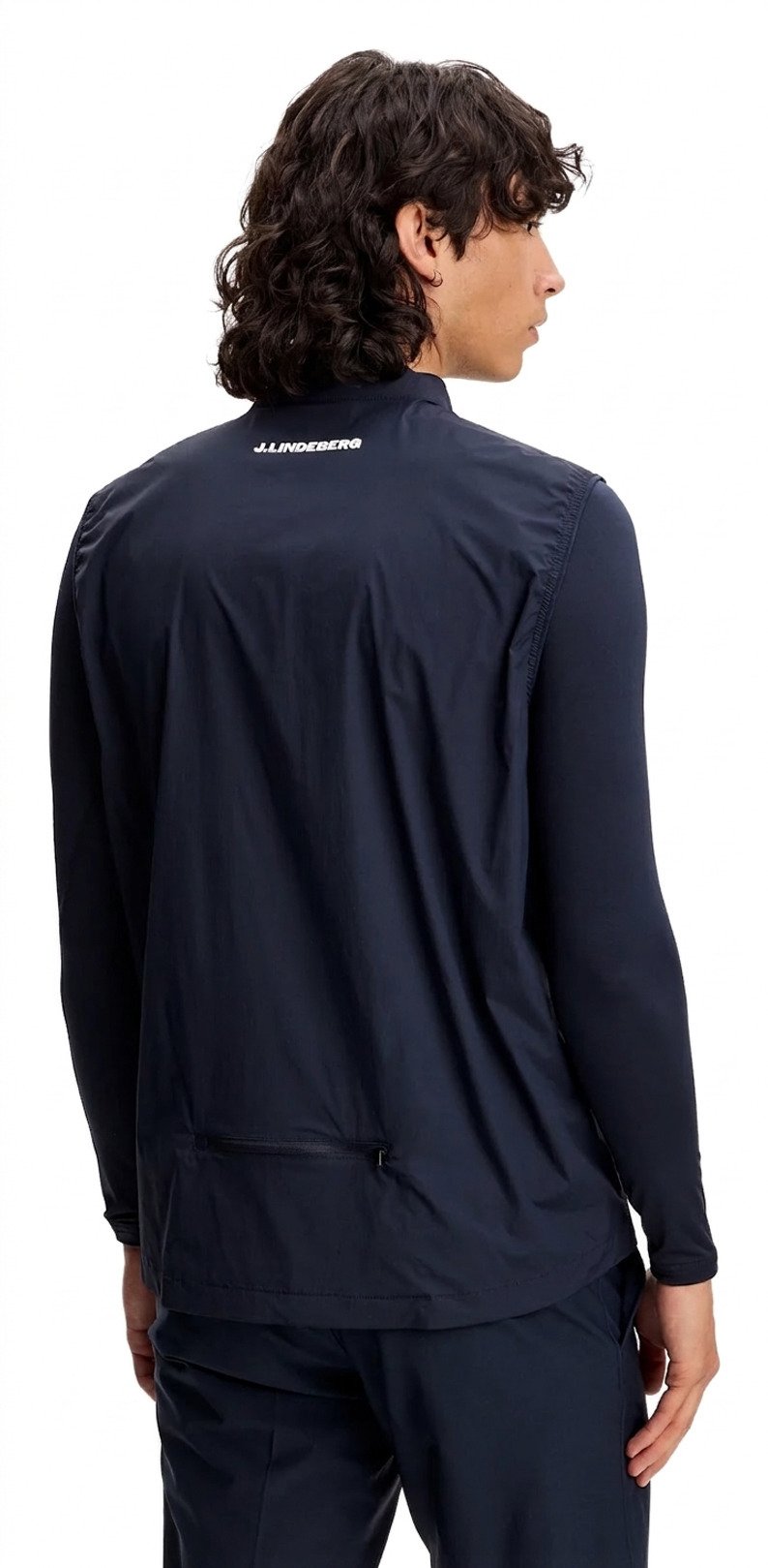 J.Lindeberg Tour Tech Packable chaleco de hombre, JLNavy