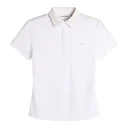 J.Lindeberg Cara Print polo de mujer, blanco