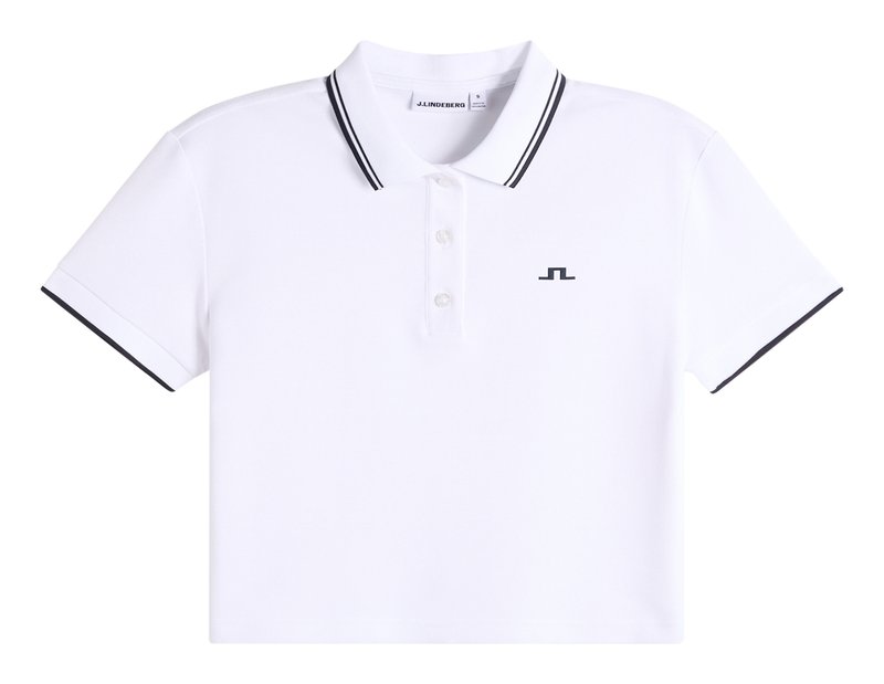 J.Lindeberg Claris polo de mujer, blanco