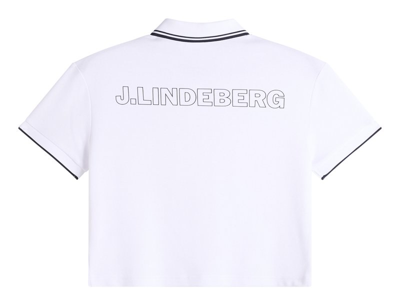 J.Lindeberg Claris polo de mujer, blanco