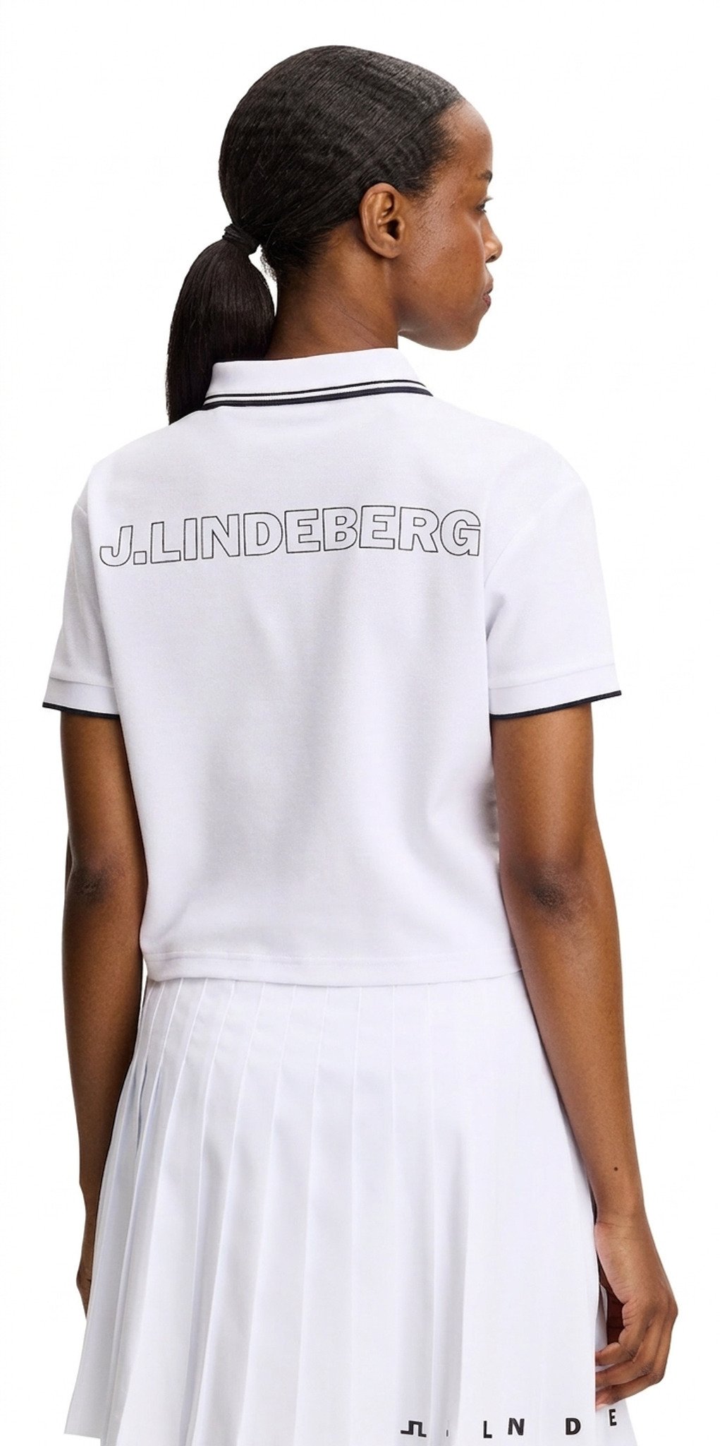 J.Lindeberg Claris polo de mujer, blanco