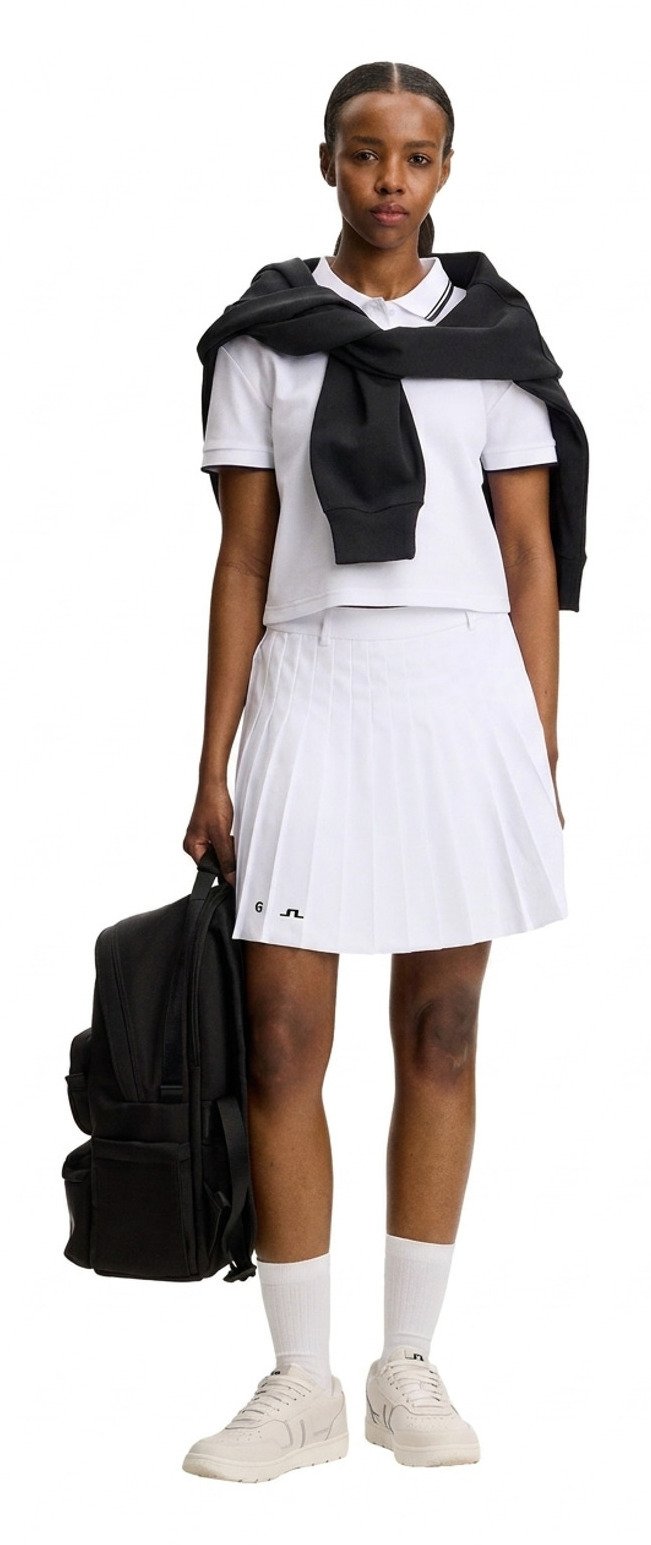 J.Lindeberg Claris polo de mujer, blanco