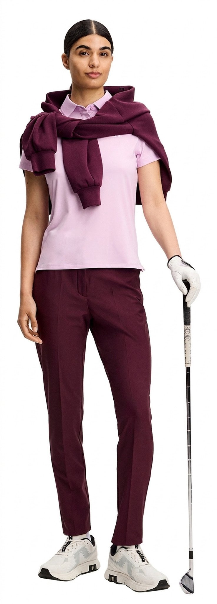 J.Lindeberg Bridge polo de mujer, orchid bouquet