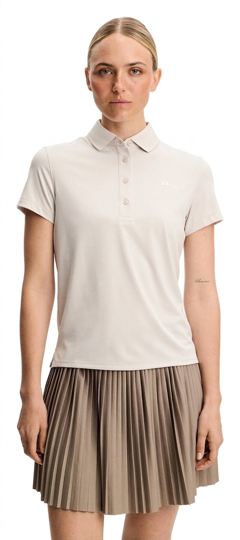 J.Lindeberg Bridge polo de mujer, moonbeam