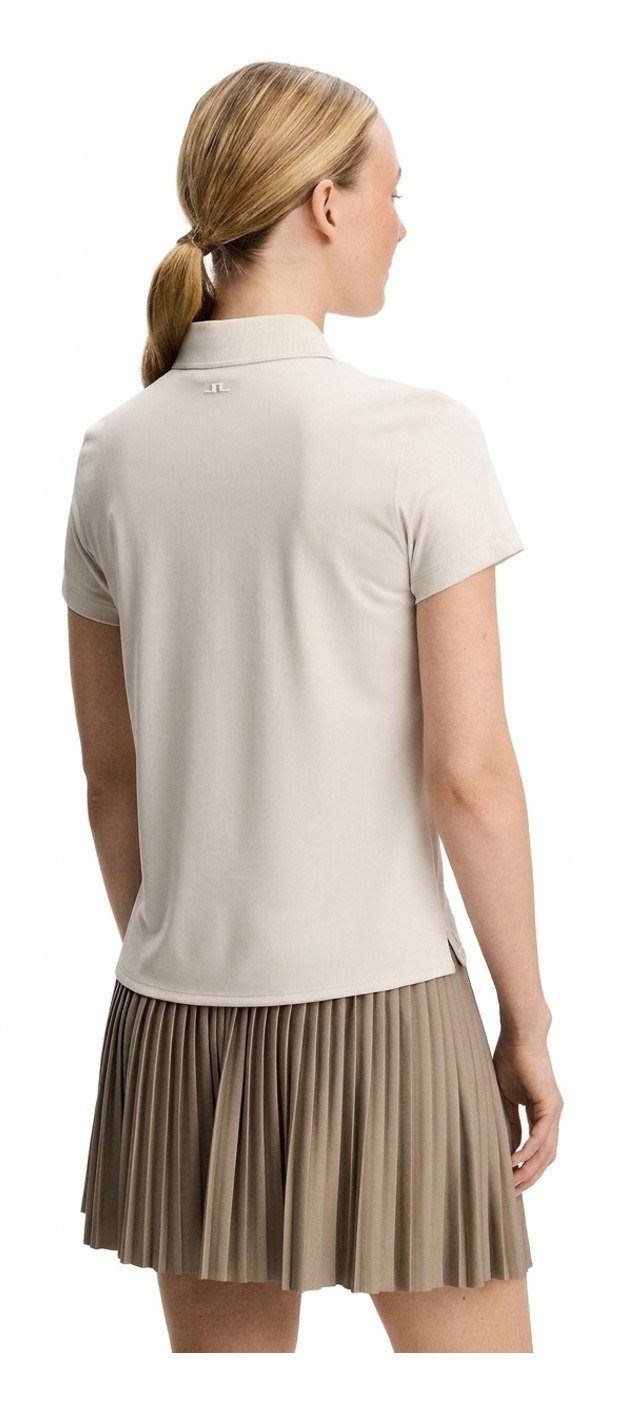 J.Lindeberg Bridge polo de mujer, moonbeam