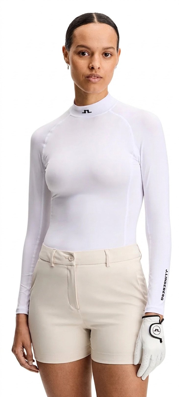 J.Lindeberg Ella Compression top de mujer, blanco