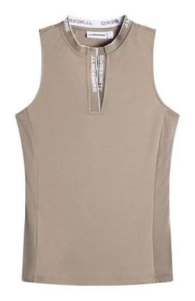 J.Lindeberg Leya Sleeveless polo de mujer, beige