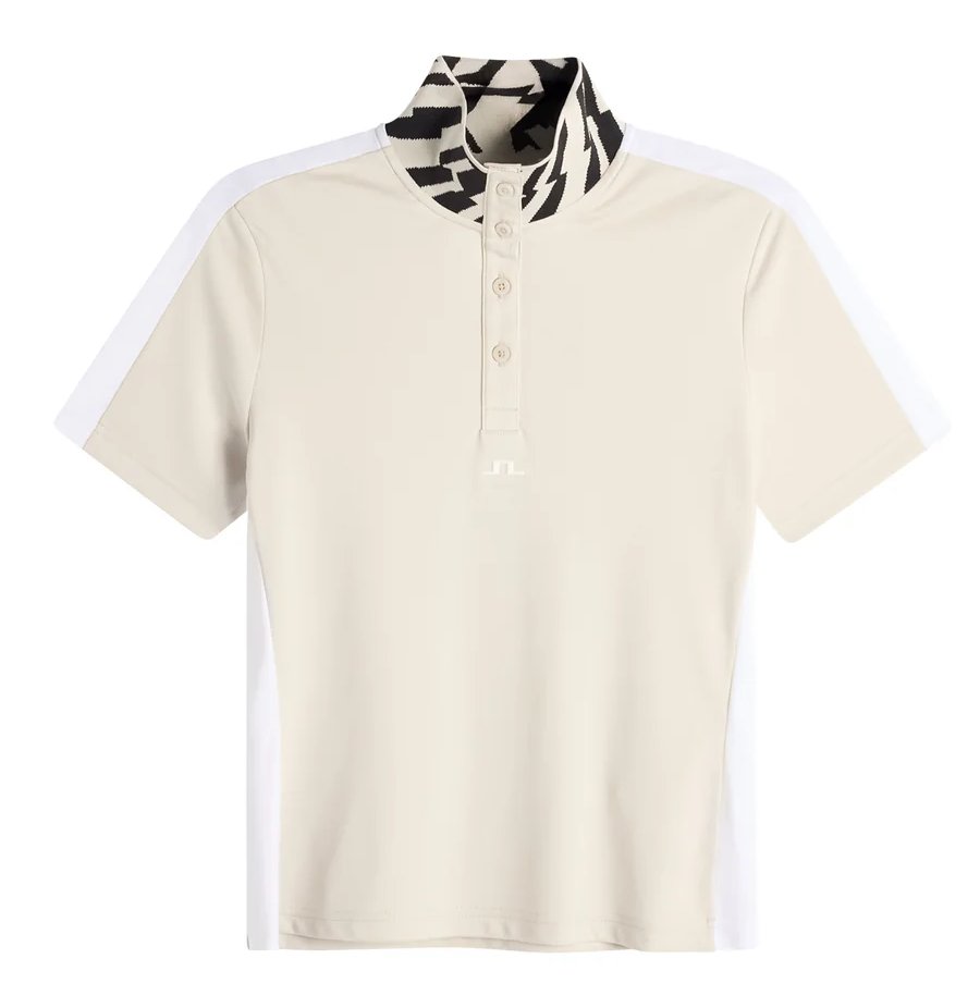 J.Lindeberg Pip polo de mujer, moonbeam
