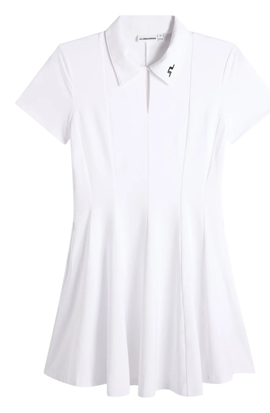 J.Lindeberg Kura vestido de mujer, blanco