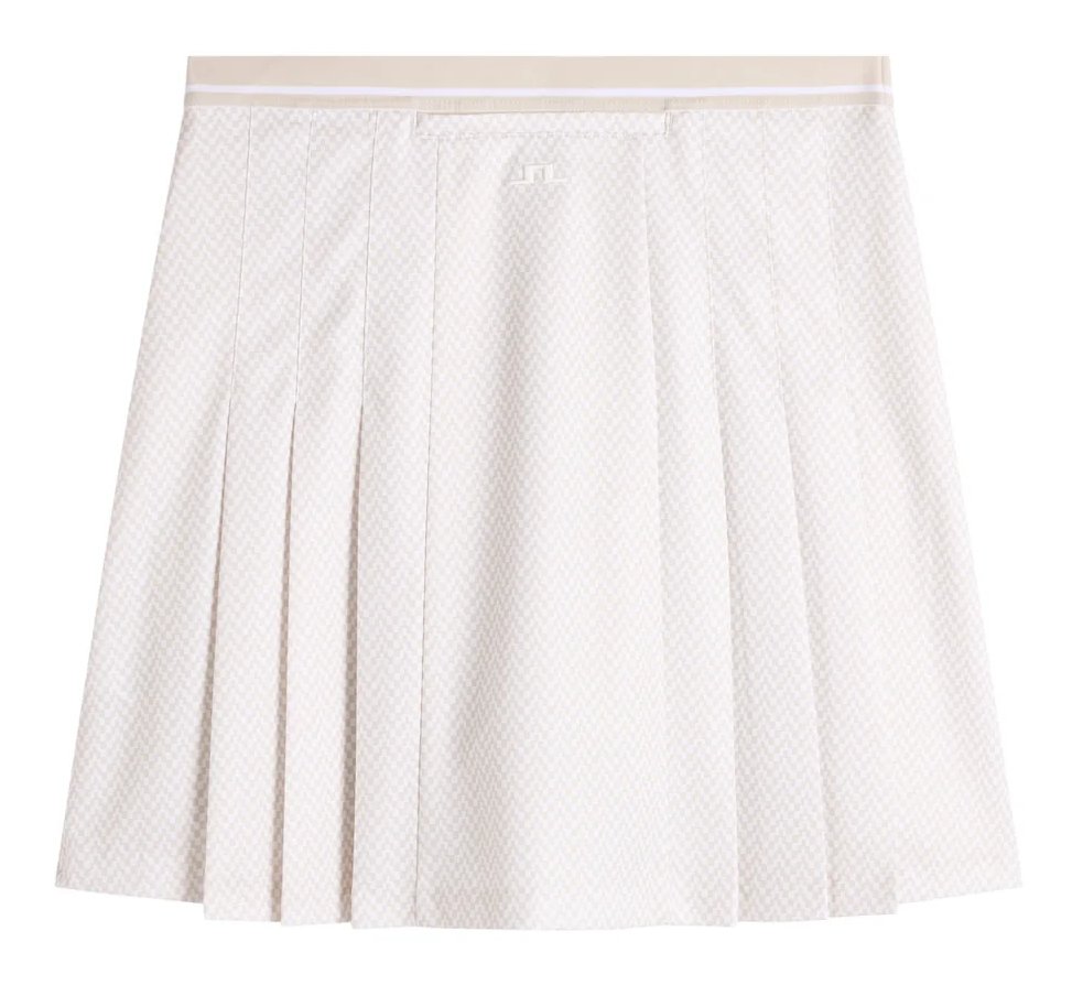 J.Lindeberg Harlow Print skort de mujer, bridge stack white moon