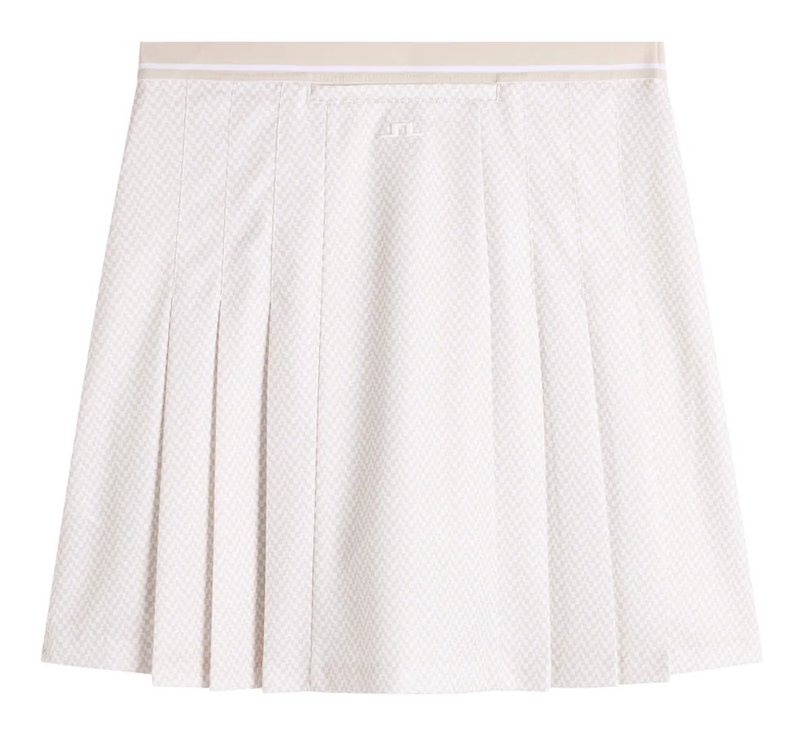 J.Lindeberg Harlow Print skort de mujer, bridge stack white moon