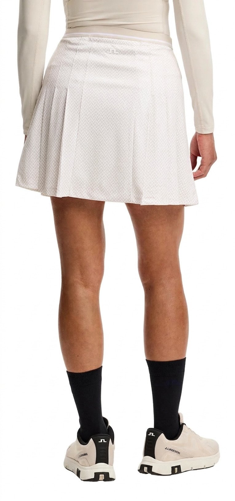 J.Lindeberg Harlow Print skort de mujer, bridge stack white moon