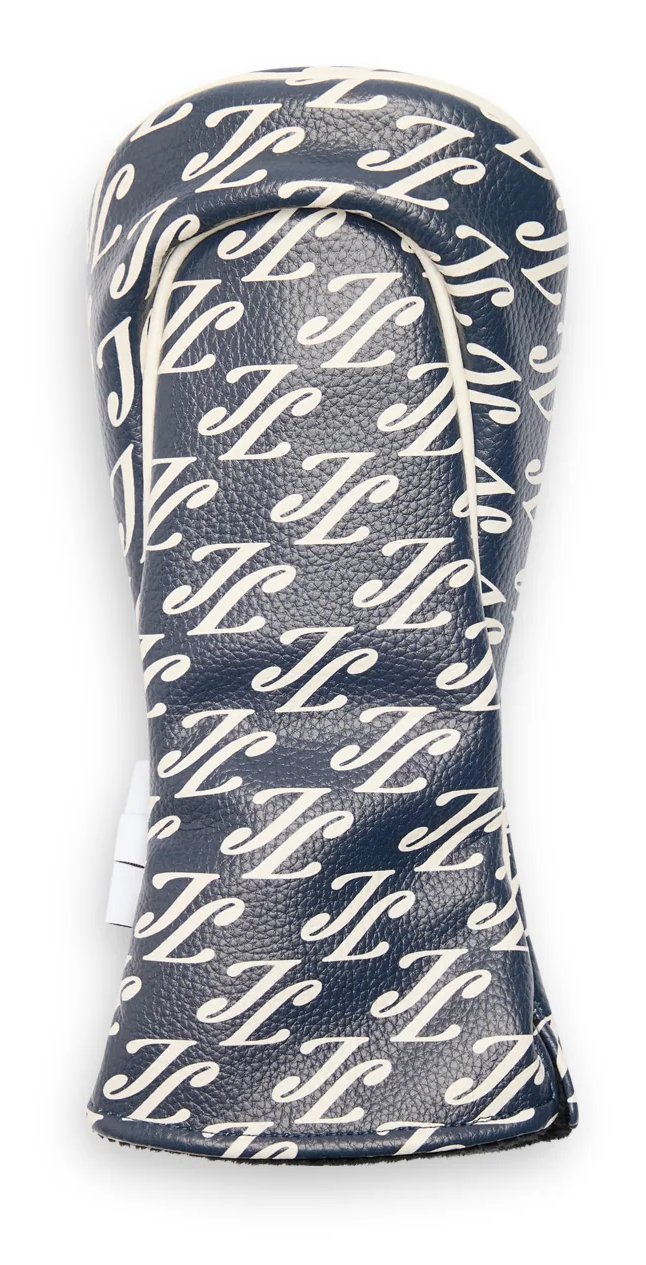 J.Lindeberg Fairway Headcover Print Cardi Ligature Navy