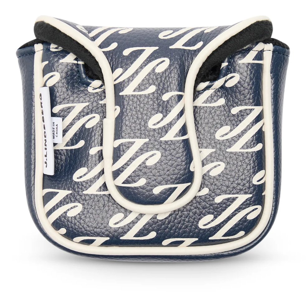J.Lindeberg Mallet Print Putter funda de cabeza, cardi ligature navy