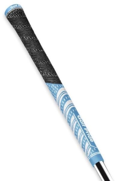 Golf Pride MCC grip (.60 RND), Midsize, azul claro/blanco
