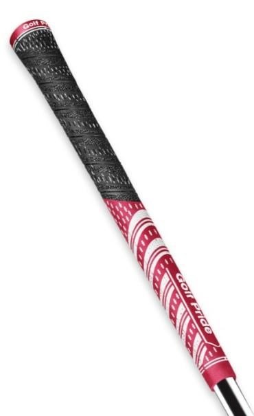 Golf Pride MCC grip (.60 RND), Midsize, rojo oscuro/blanco