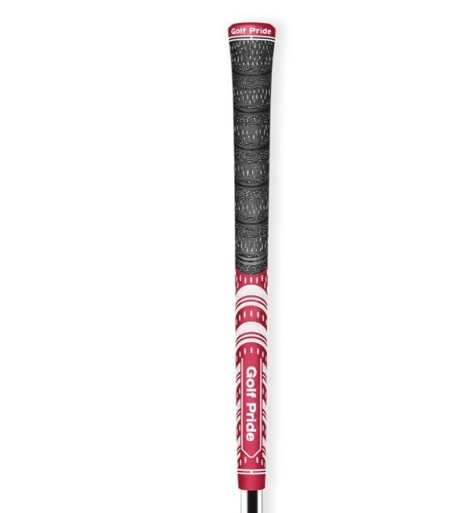 Golf Pride MCC grip (.60 RND), Midsize, rojo oscuro/blanco