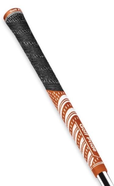 Golf Pride MCC grip (.60 RND), midsize, naranja/blanco