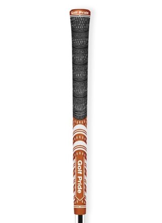 Golf Pride MCC grip (.60 RND), midsize, naranja/blanco