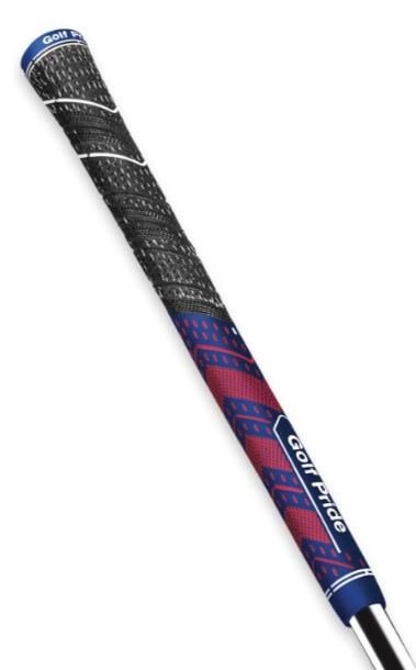 Golf Pride MCC Plus4 grip (.60 RND), estándar, azul marino/rojo