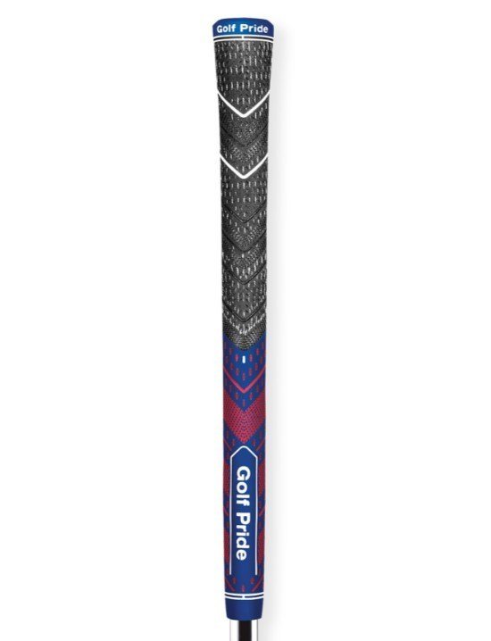 Golf Pride MCC Plus4 grip (.60 RND), Midsize, marino/rojo