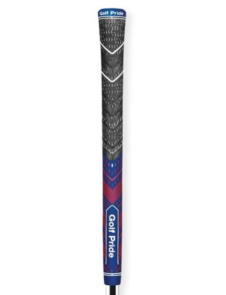 Golf Pride MCC Plus4 grip (.60 RND), Midsize, marino/rojo