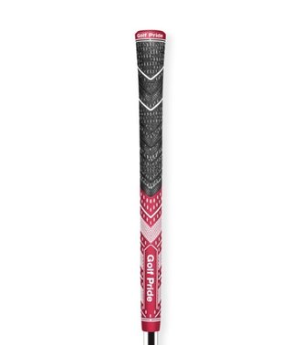 Golf Pride MCC Plus4 grip (.60 RND), standard, rojo oscuro/blanco