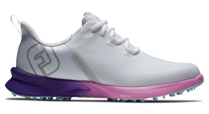 FootJoy Fuel Sport zapatillas de golf de mujer 2023, blanco/morado, UK7.5-EU41 (US9.5)