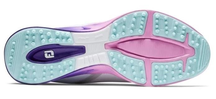FootJoy Fuel Sport zapatillas de golf de mujer 2023, blanco/morado, UK7.5-EU41 (US9.5)
