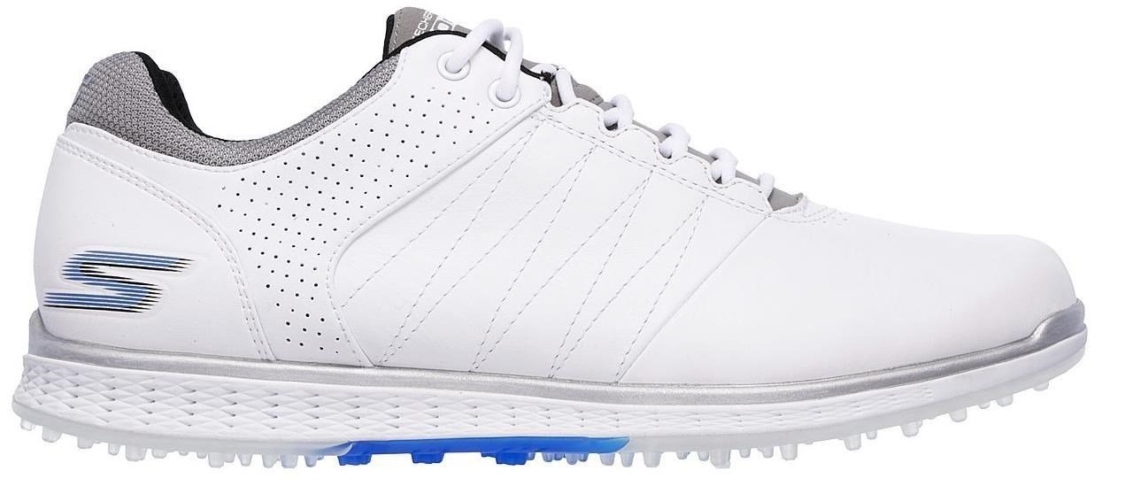 Skechers Go Golf Elite 2 zapatos de golf de hombre, blanco/gris/azul (zánovní)